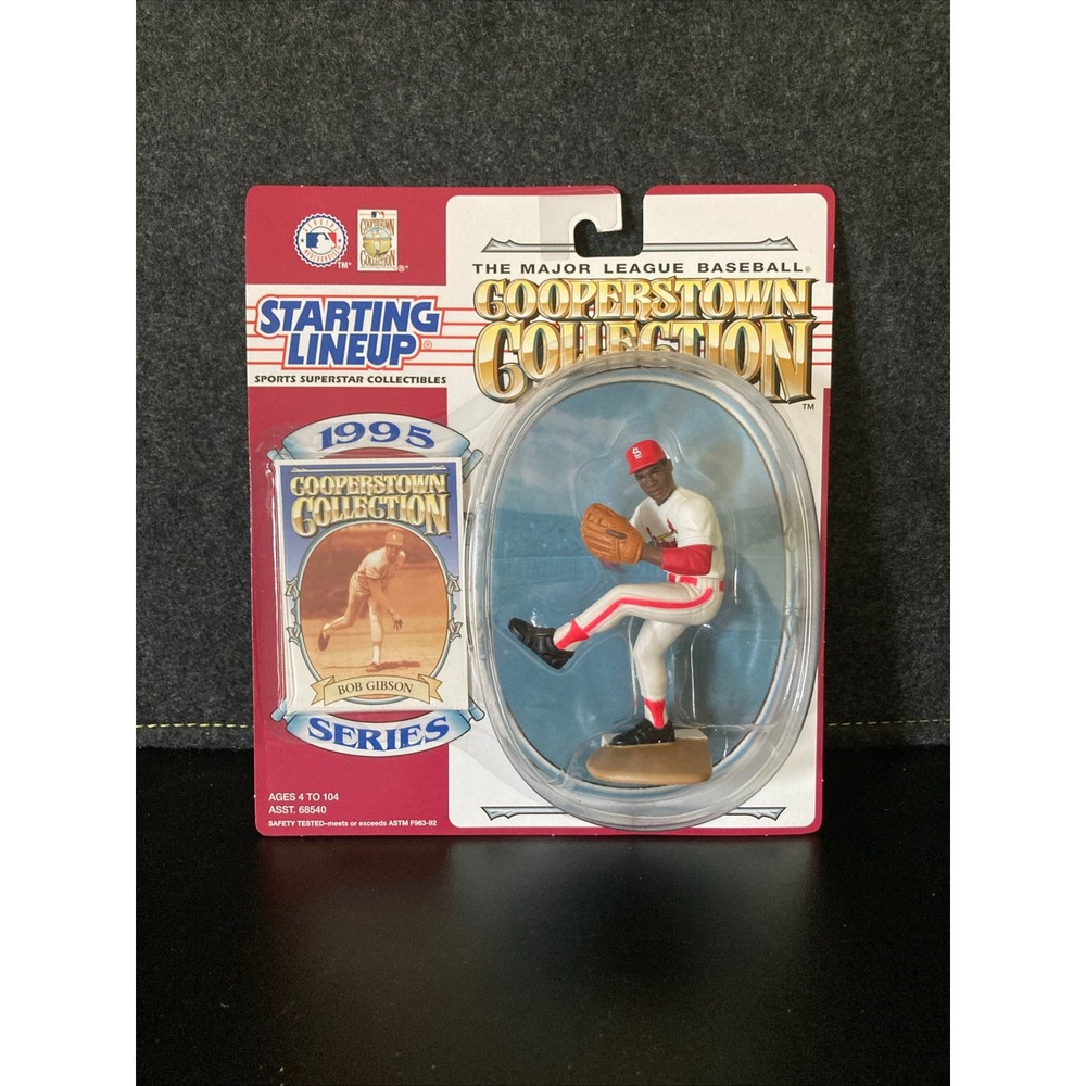 1995 Kenner Starting Lineup Cooperstown Collection Bob Gibson Cardinals Figure